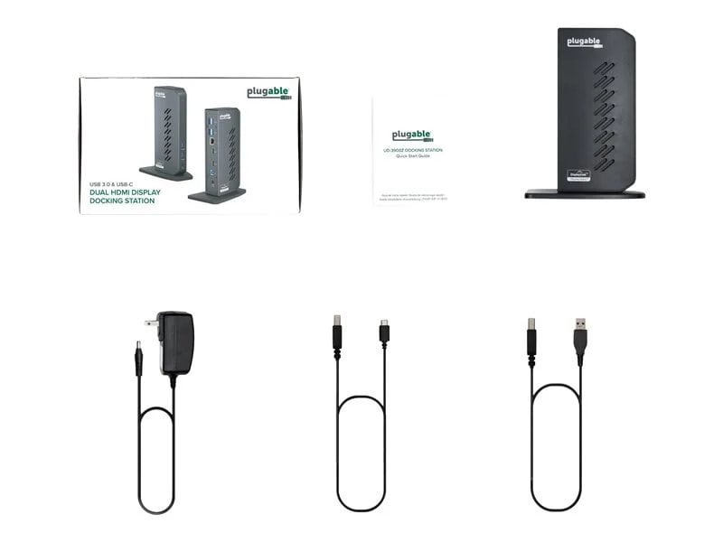 Plugable Dual Monitor Universal Docking Station